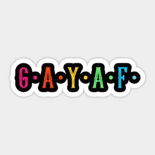 GAY AF Sticker